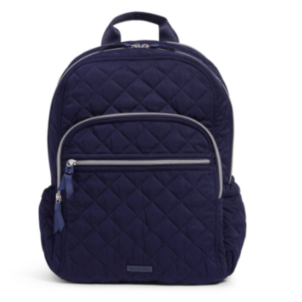 Vera Bradley Campus Backpack in Performance Twill Classic Navy